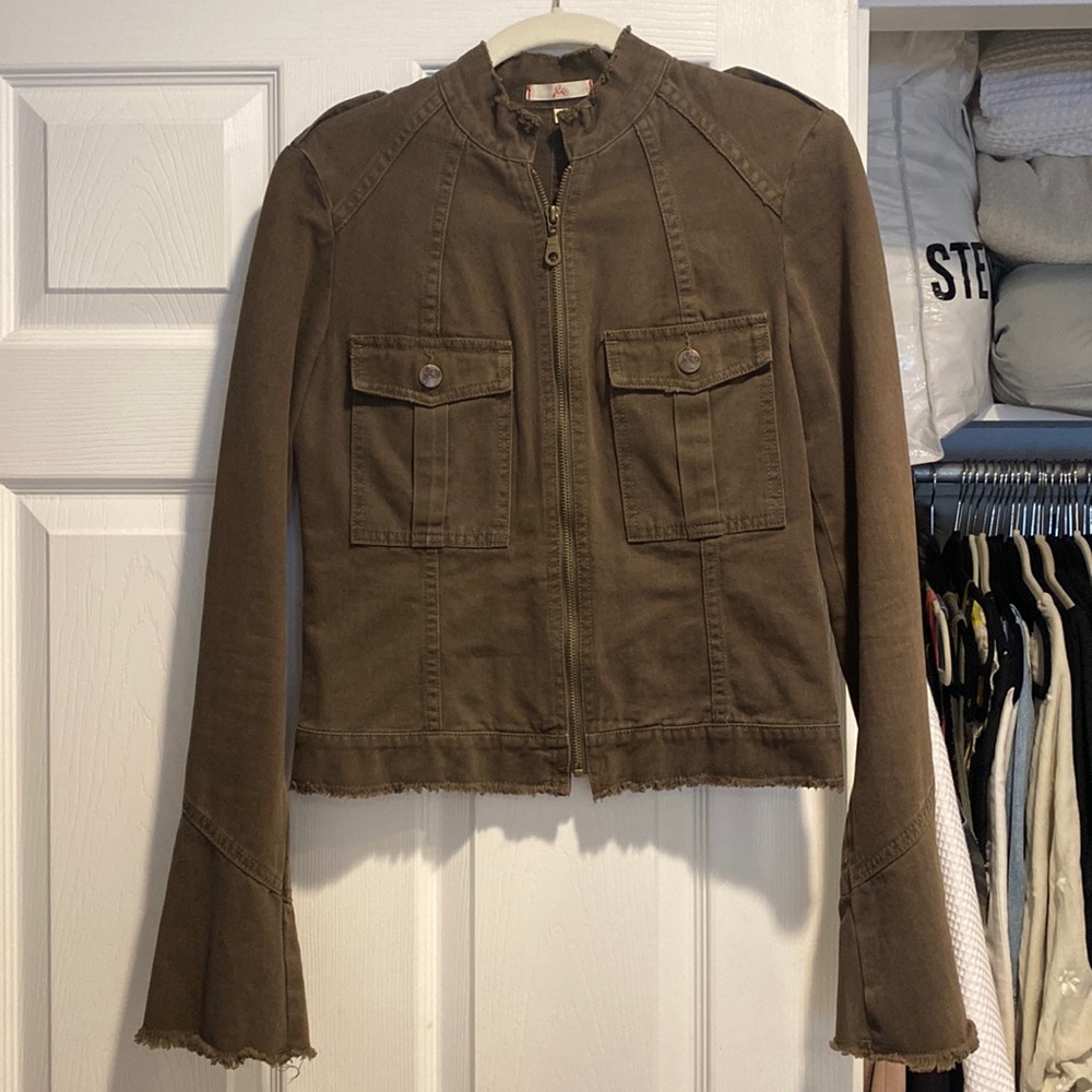 Joie Denim Jacket - green